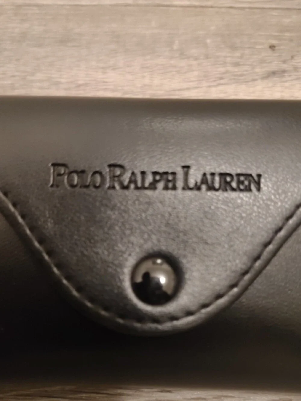Polo by Ralph Lauren Black Leather Eyewear Case